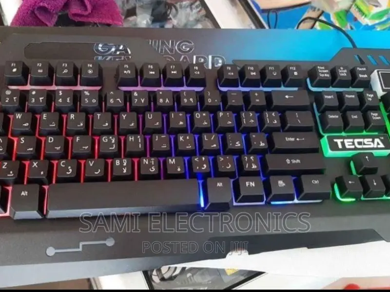 Gaming Keyboard ጌሚንግ ኪቦርድ Mechanical RGB Backlight Keyboard