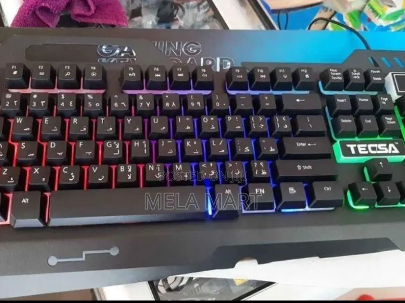 Gaming Keyboard ጌሚንግ ኪቦርድ Mechanical RGB Backlight Keyboard