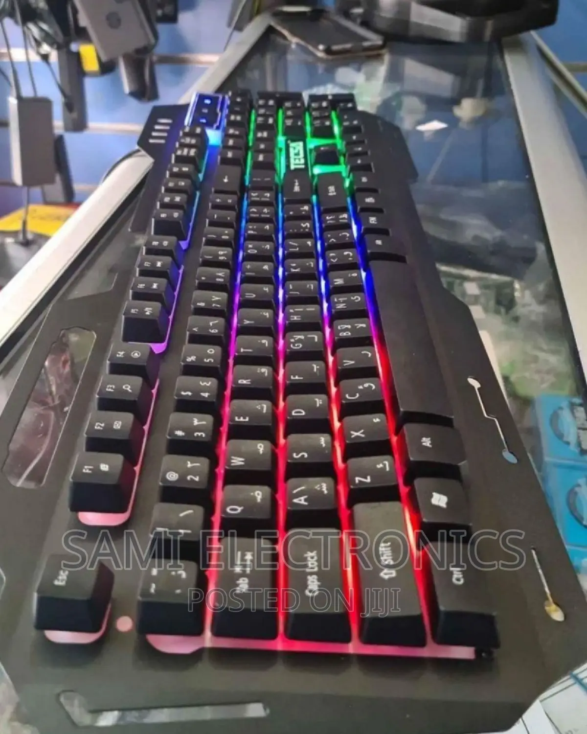 Gaming Keyboard ጌሚንግ ኪቦርድ Mechanical RGB Backlight Keyboard