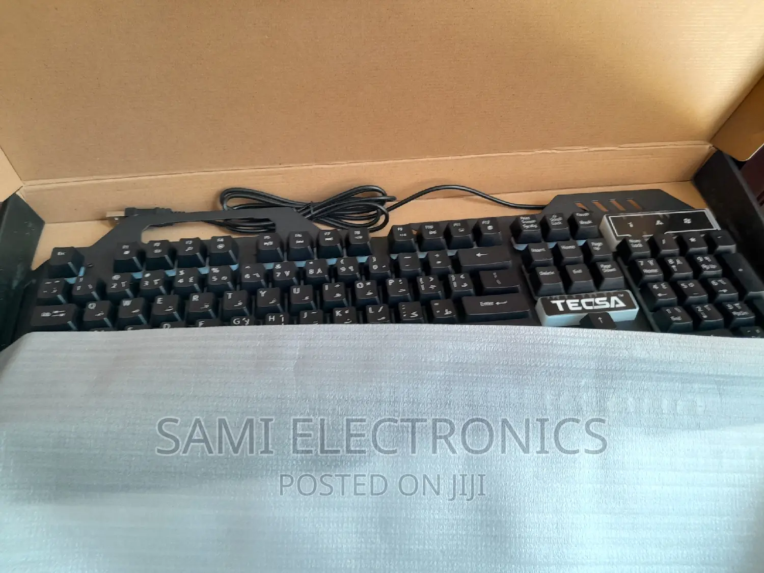 Gaming Keyboard ጌሚንግ ኪቦርድ Mechanical RGB Backlight Keyboard