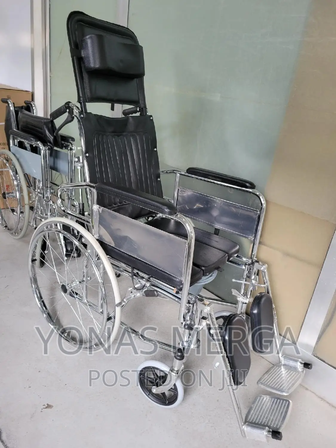 Toilet Bed Wheelchair Brrnoo Lightweight Folding Wheelchair