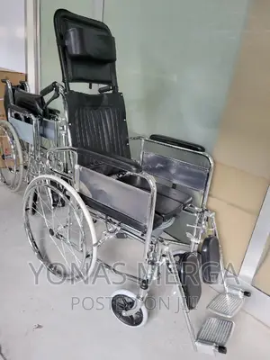 Photo - Toilet Bed Wheelchair Brrnoo Lightweight Folding Wheelchair