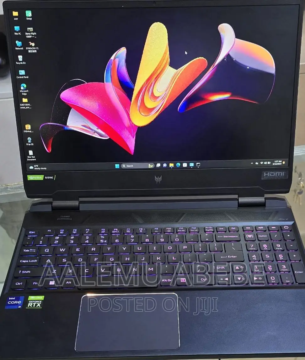 New Laptop Acer Predator Helios 300 16GB Intel Core I9 SSD 1T