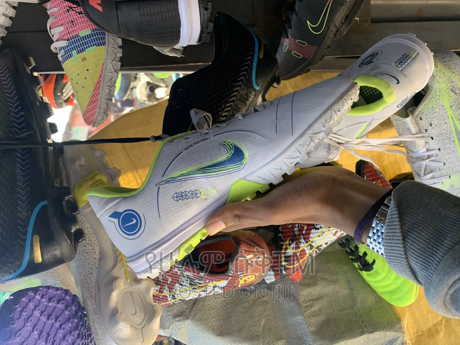 Original Nike Mercurial Futsal Football Cleats Taketa Shoes