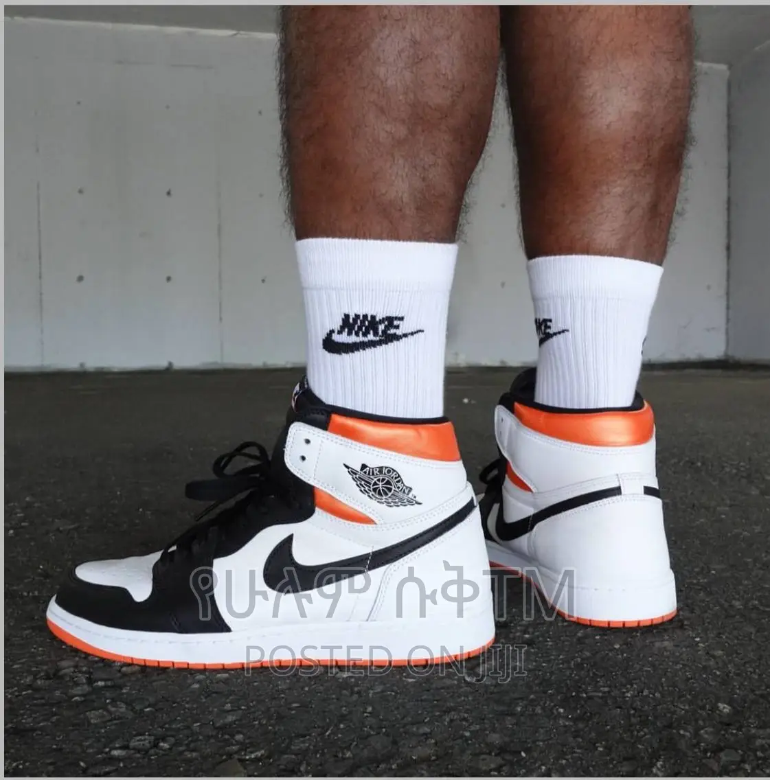 Original Nike Air Jordan 1 Hi ‘Orange Country’ Shoes