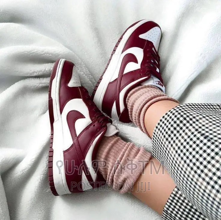 Original Nike Dunk Low ‘Bred’ Team Red Shoes