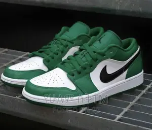 Original Air Jordan 1 Low ‘Pine Green’ Shoes