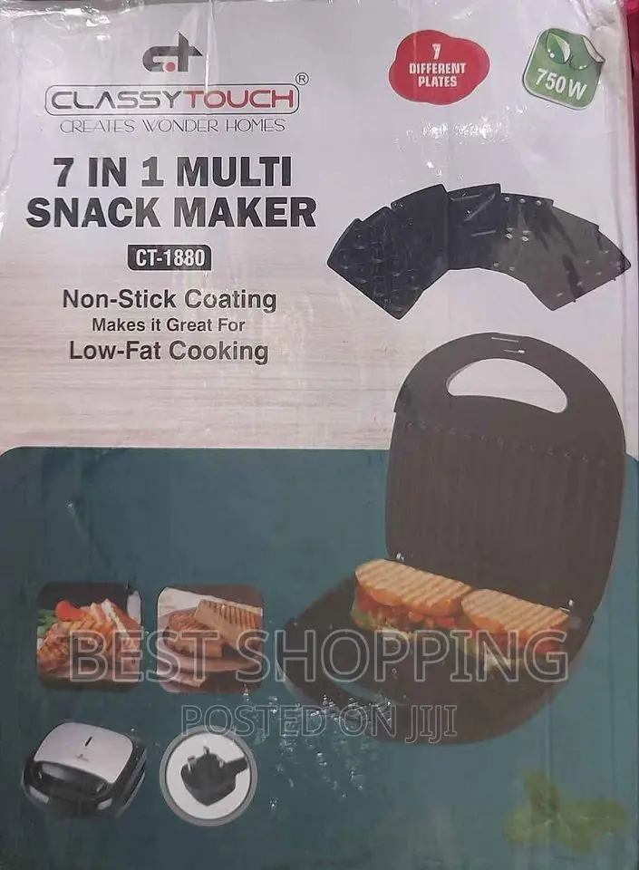 Classy Touch 7 In 1 Multi Snack Maker