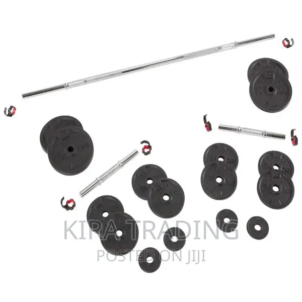 የራሱ መያዣ ያለው 50kg Dumbbell and Barbell