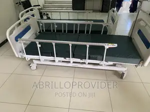 Photo - Three Function Manual Hospital Bed With Central Locking