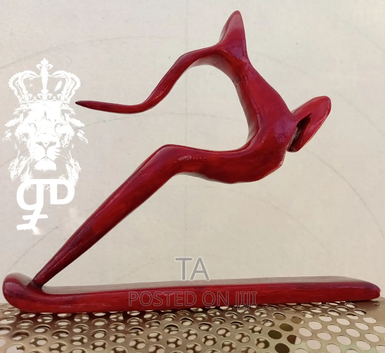 Wooden Handicraft Deer Statue