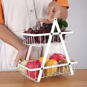 Photo - 2 Layer Stainless Still Fruit Basket