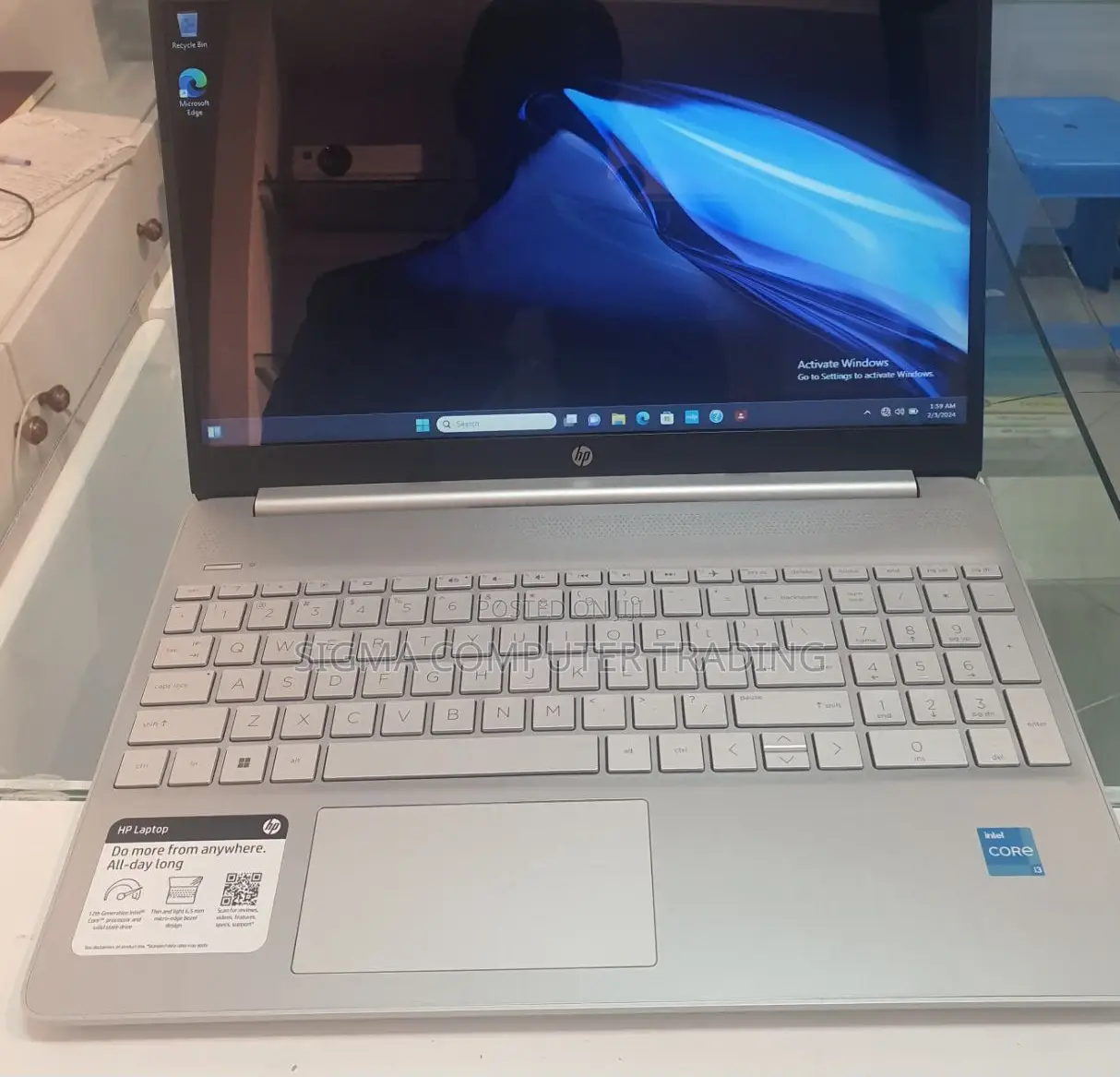 New Laptop HP Stream Notebook 8GB Intel Core I3 SSD 256GB