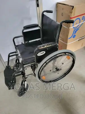 Used Wheelchair Simply Move Rejoy Chrome Plated Wheelchair
