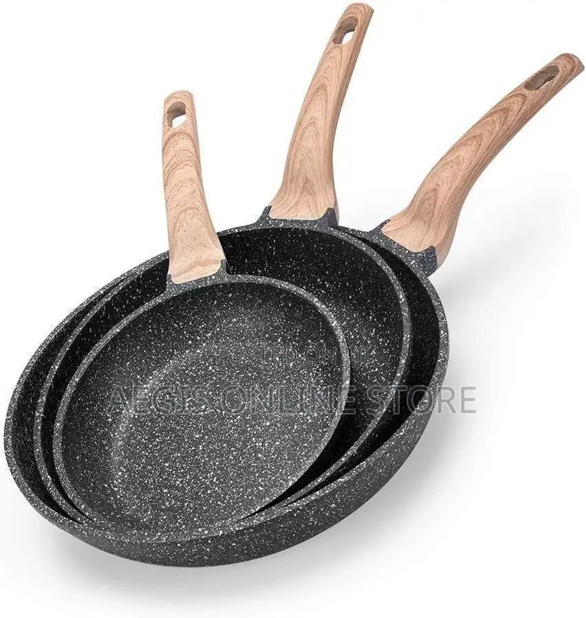 Momcoc 3pcs Fry Pan Set