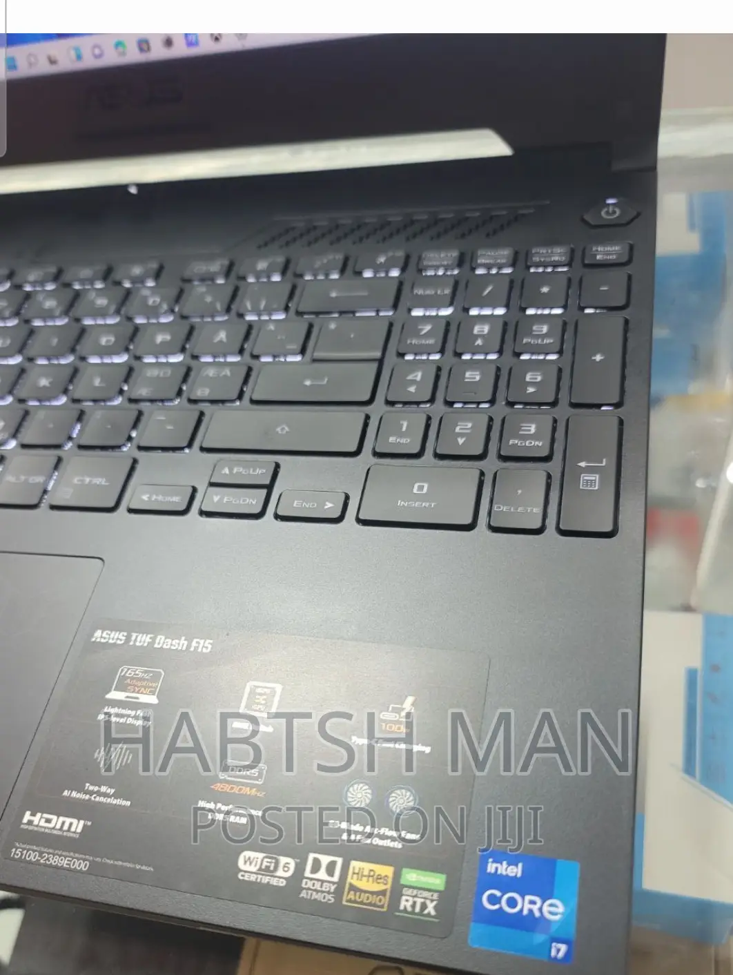 New Laptop Asus TUF Gaming A15 16GB Intel Core I7 SSD 512GB