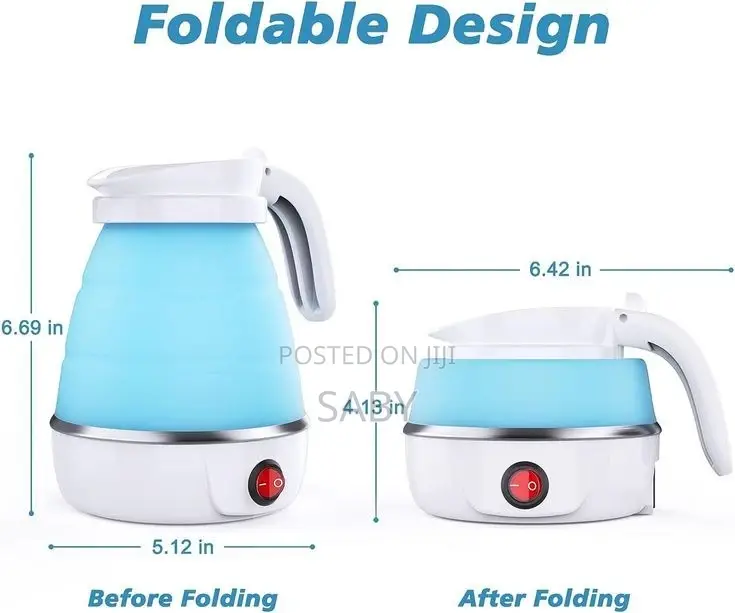 Foldable Electric Kettle – 600ml