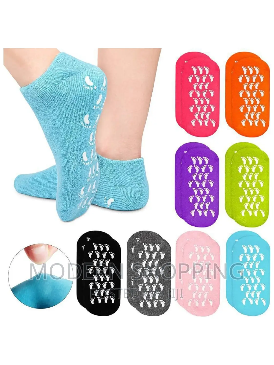 Soft Moisturizing Gel Socks Foot Care