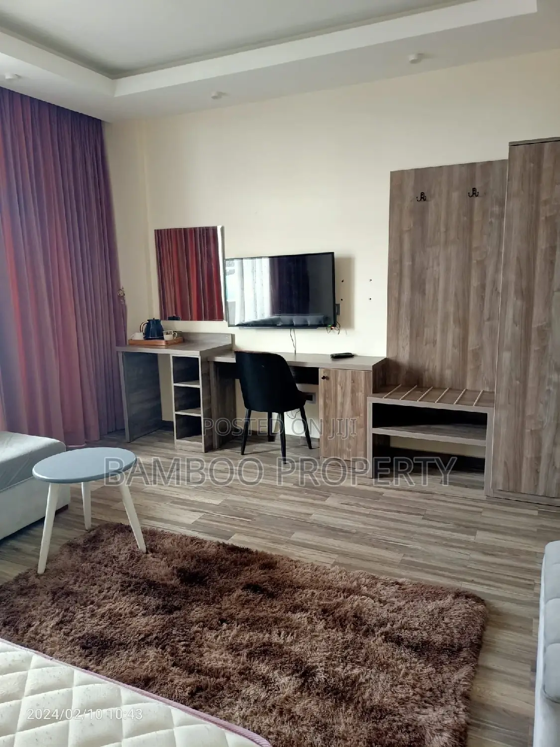 Furnished Studio Apartment in Bole for rent