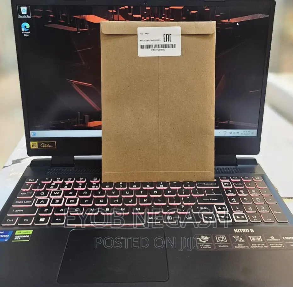 New Laptop Acer Nitro 5 16GB Intel Core I7 SSD 512GB