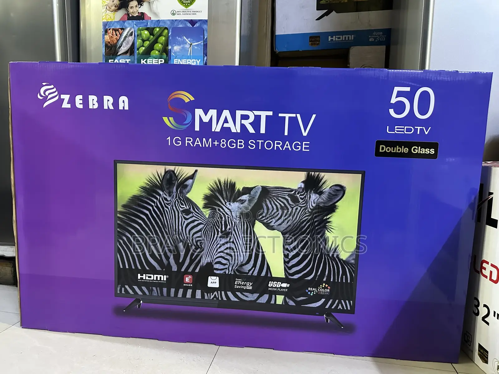 Zebra 50 Inch Smart Tv Kore Technology