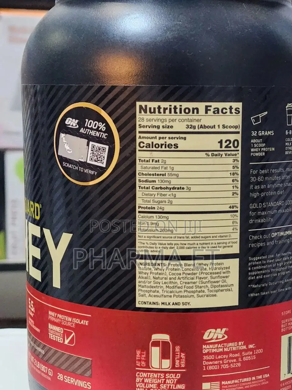 On Authentication Whey Protein 1kg