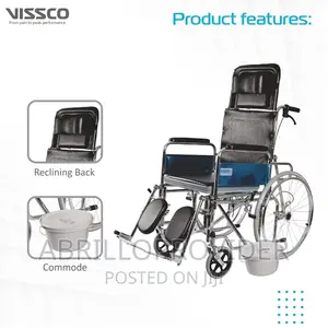 Foldable Manual Wheelchair|Toilet Wheelchair|Wheelchair