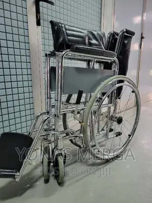 Used Wheelchair Careline Pneumatic Wheel Folding Wheelchair
