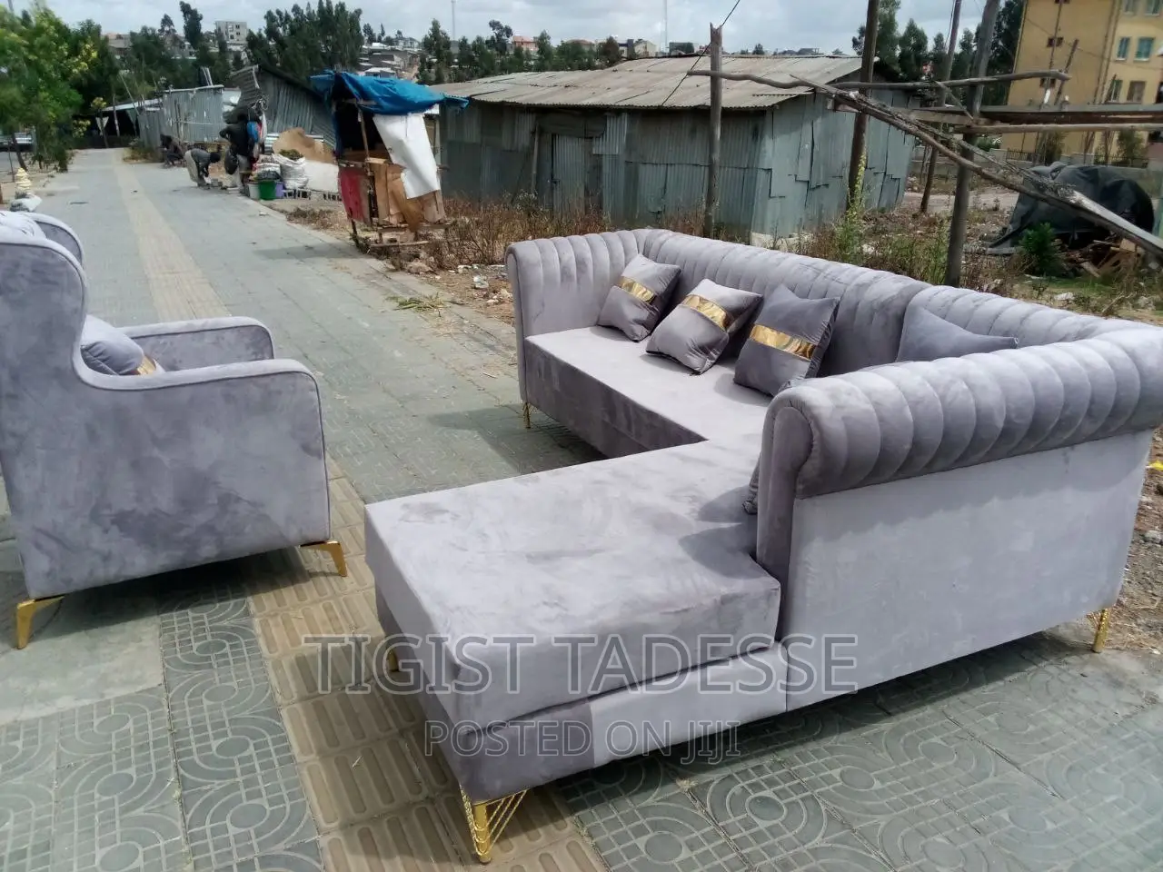 Sofa L Shape With 1 King
