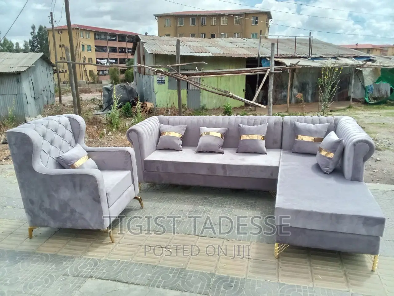 Sofa L Shape With 1 King