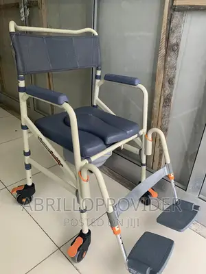 Photo - Commode Chair | Adjustable Height With Removable Swing Leg