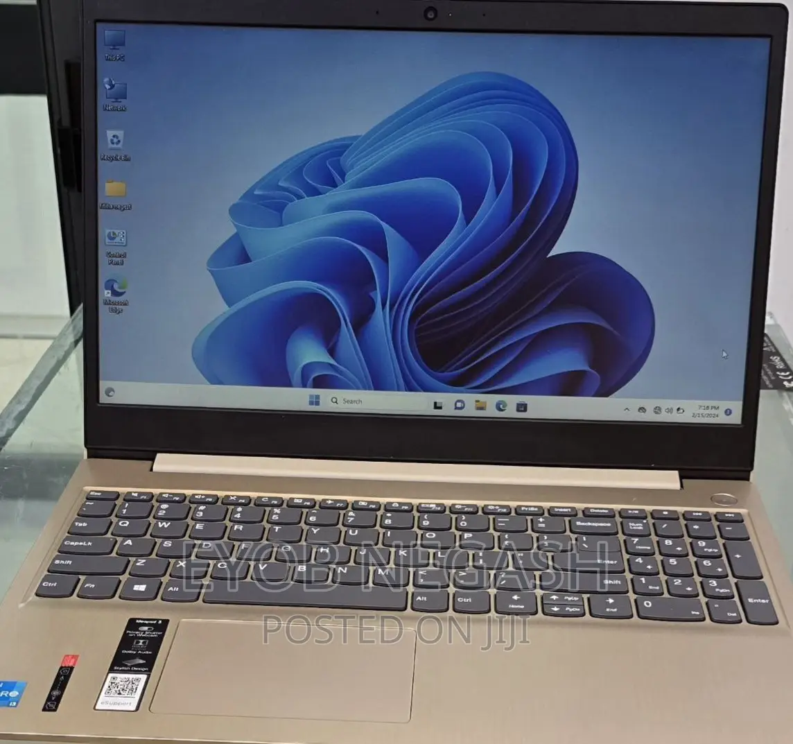 New Laptop Lenovo Ideapad 3 8GB Intel Core I3 SSD 512GB