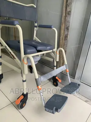 Roll-in Buddy Commode Chair | Elderly Toilet Chair|