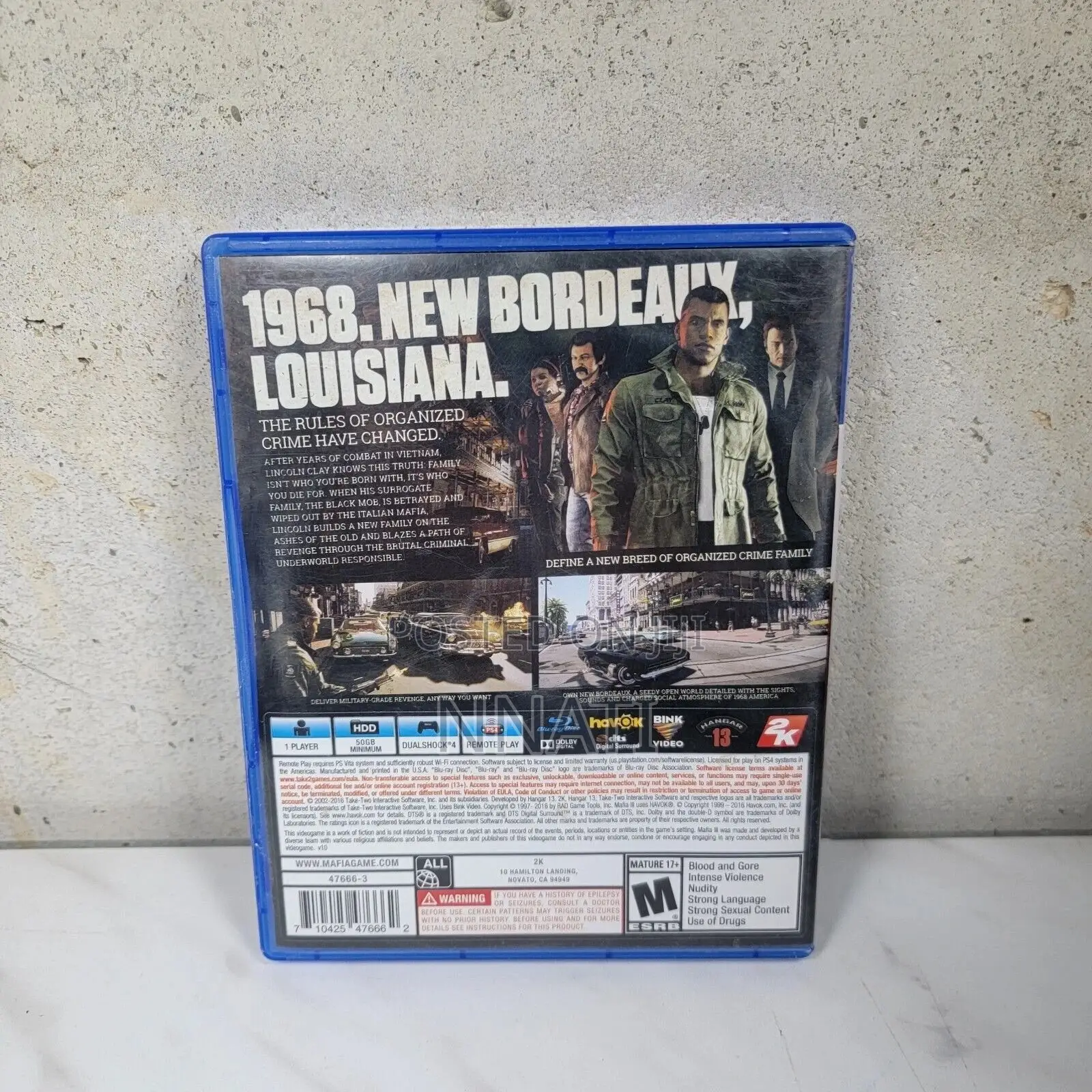 Mafia 3 Deluxe Edition PS4