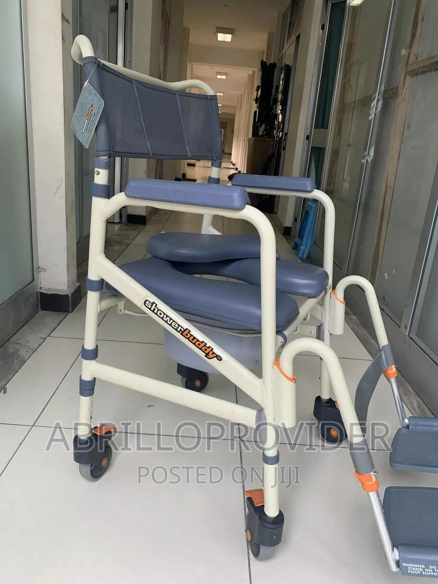 BUDDY FOLDING SHOWER COMMODE|Shower Bath Chair |Transport