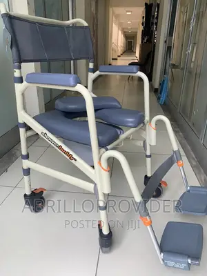 Bath Chair | Transport Commode Medical Rolling Bathroom