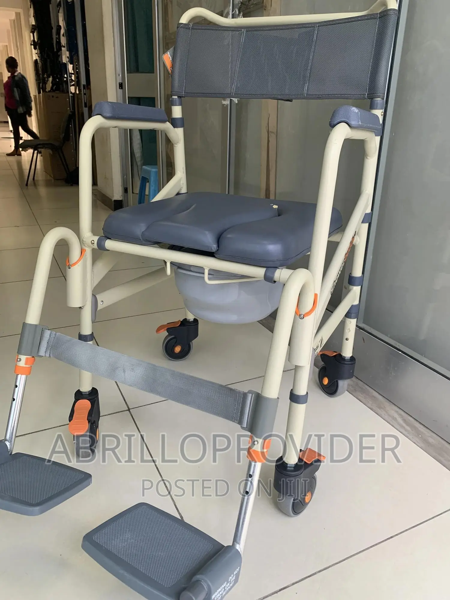 Shower Bath Chair | Transport Commode Medical Rolling Bath