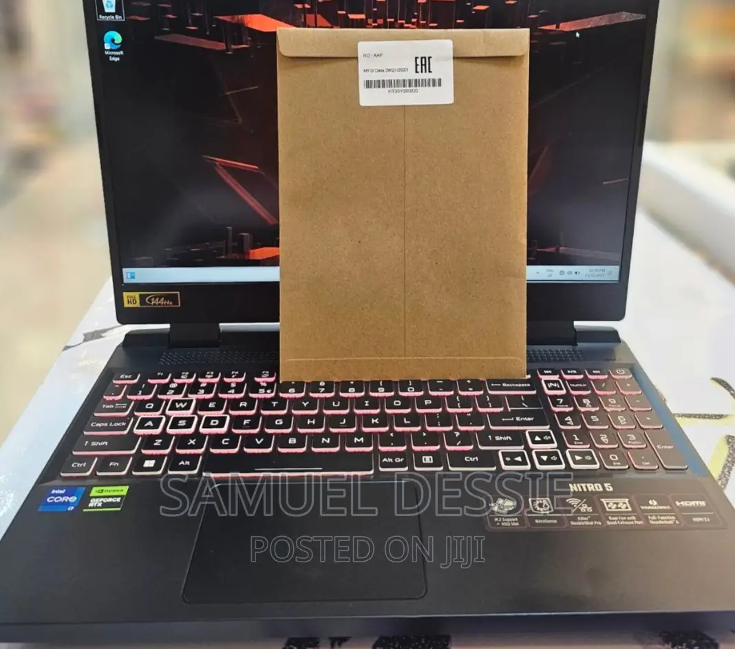 New Laptop Acer Nitro 5 16GB Intel Core I7 SSD 512GB