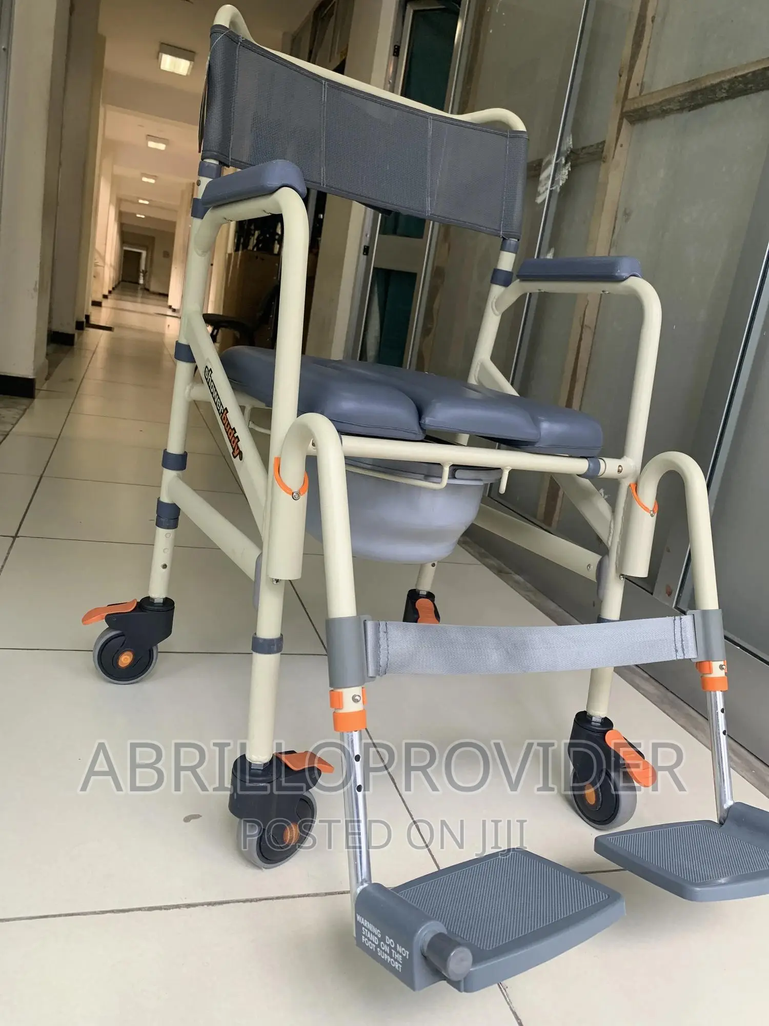 Perfect for the Elderly|Transport Commode Medical Rolling