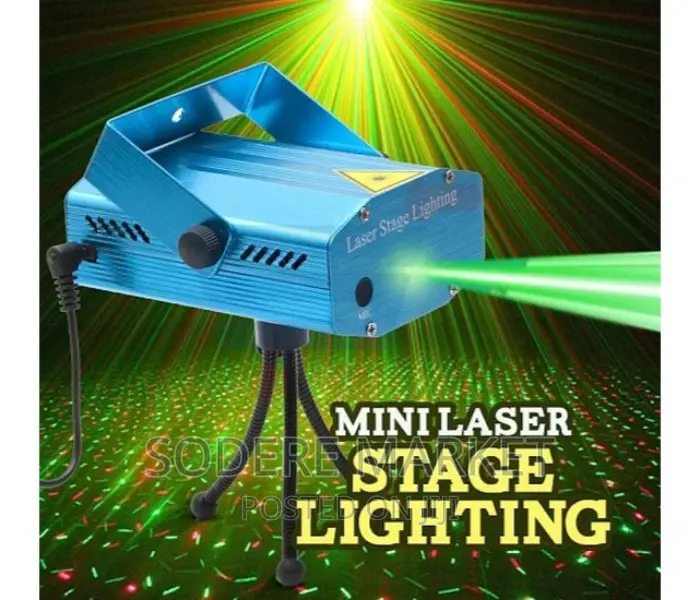 Mini Laser Stage Lighting Full Stars DJ Dance, Disco Lamp