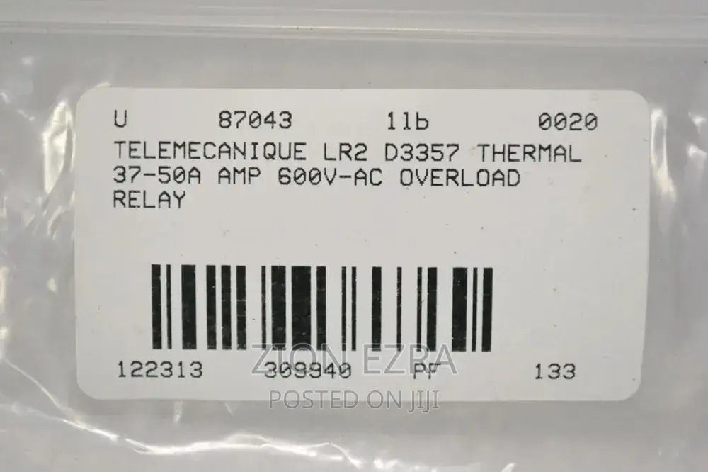 Thermal Overload Relay 37-50a Amp 3P 600V -Ac