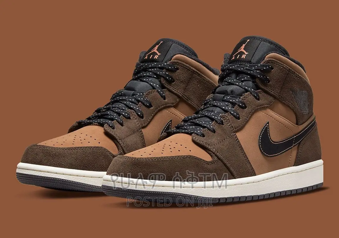 Original Air Jordan 1 Mid ‘Earth Tone’ Shoes