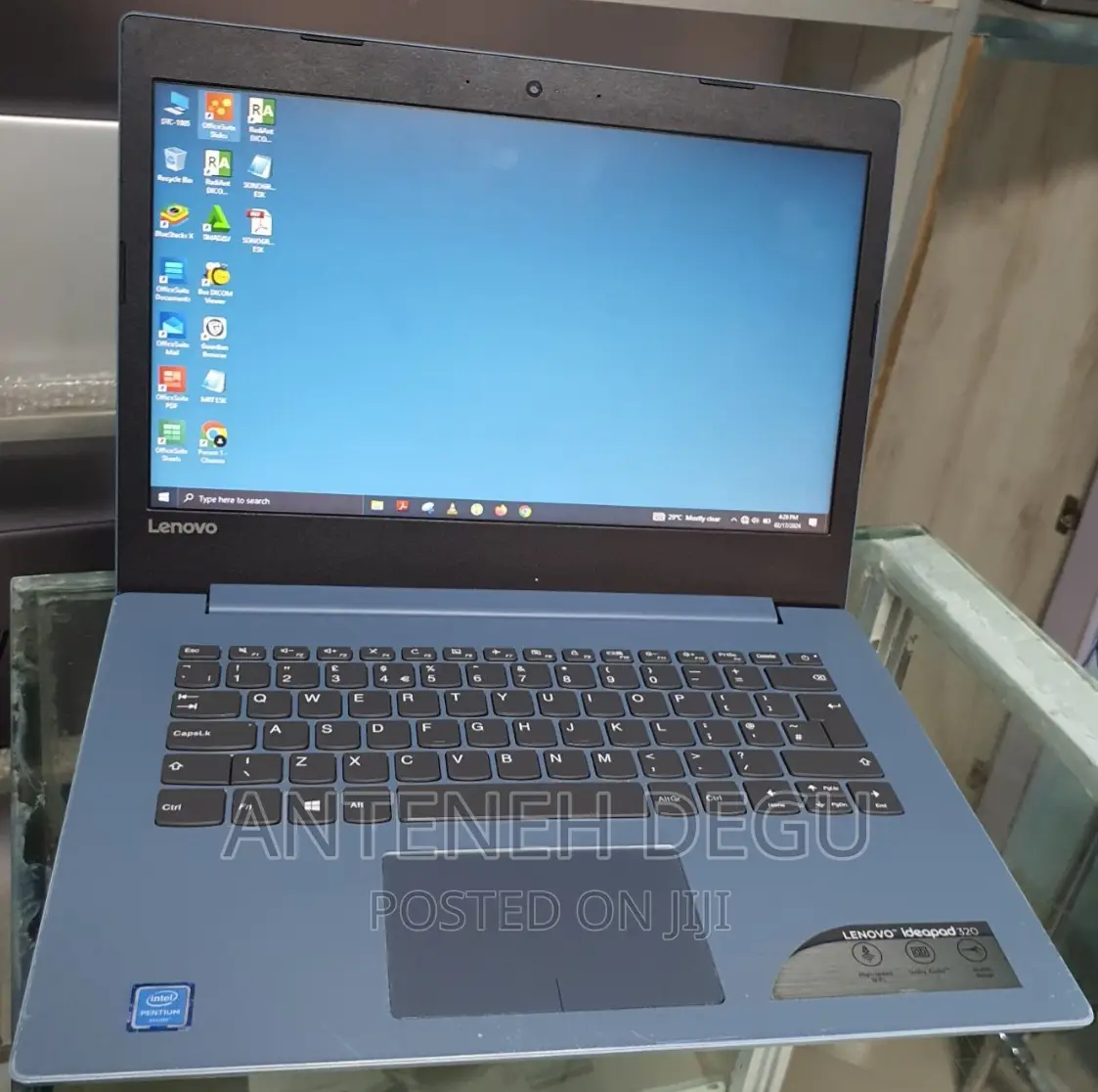 New Laptop Lenovo Ideapad 3 4GB Intel Pentium HDD+SSD 128GB