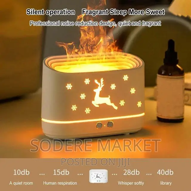Esk Simulated Aromatherapy Flame Diffuser Humidifier
