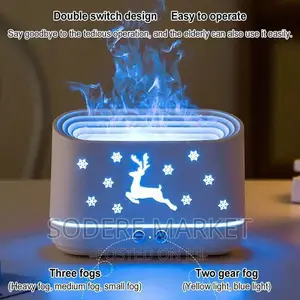 Esk Simulated Aromatherapy Flame Diffuser Humidifier