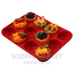 12 Cup Baking Silicon Mold
