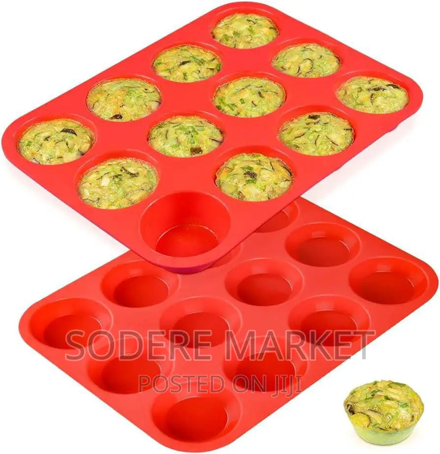 12 Cup Baking Silicon Mold