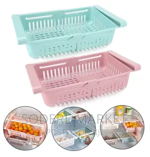 Plastic Unbreakable Expandable Adjustable Fridge Storage