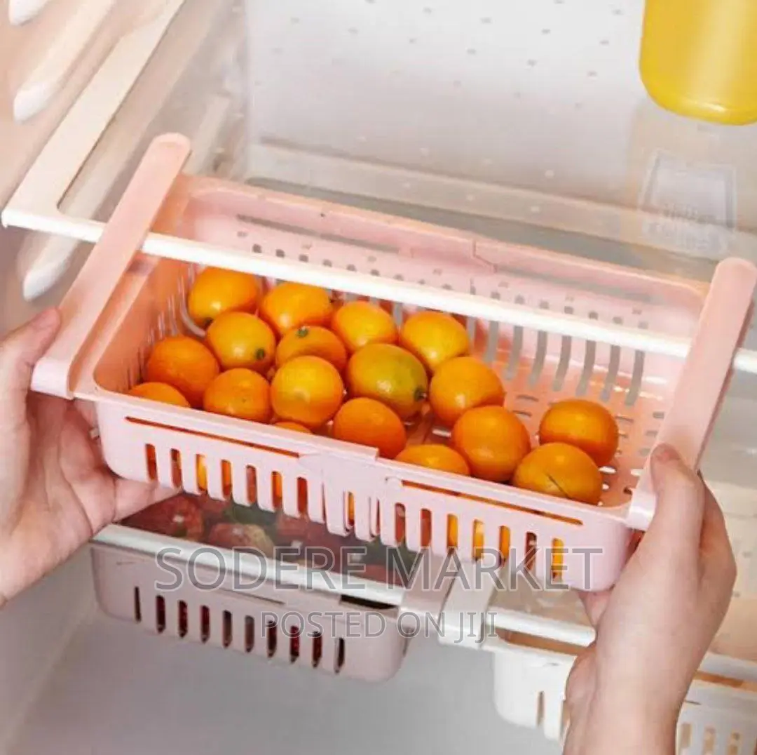 Plastic Unbreakable Expandable Adjustable Fridge Storage