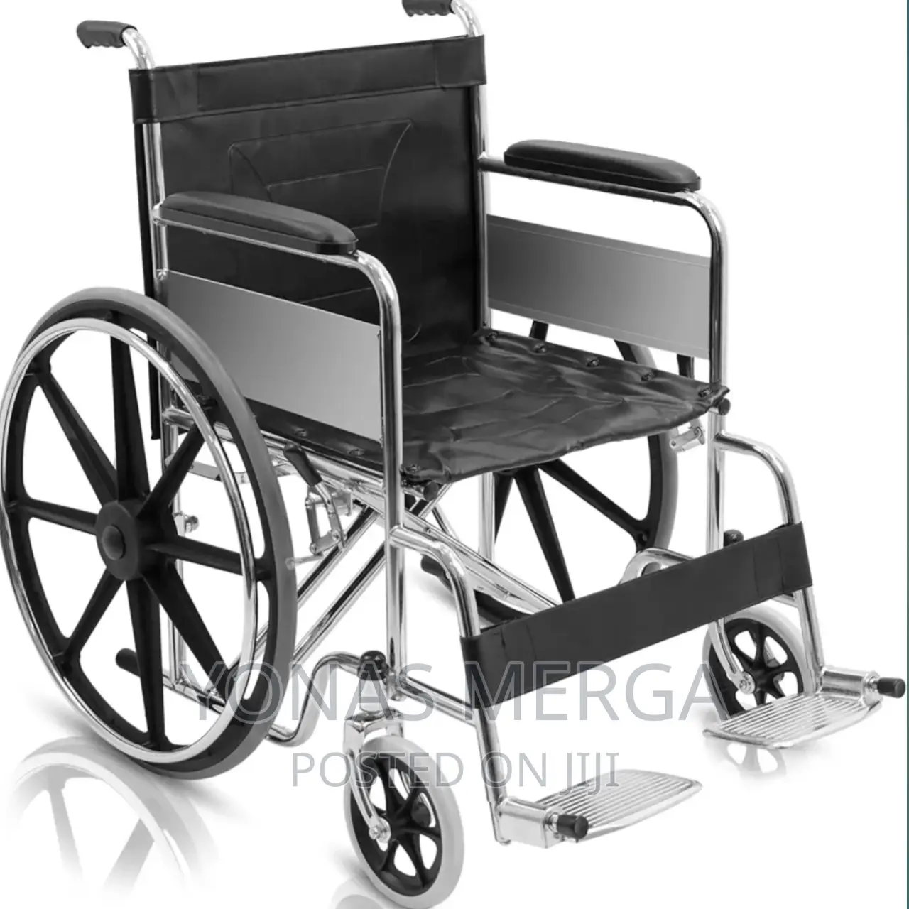 Wheelchair Comfortable Wheelchair With Tote Bag, Adjustable